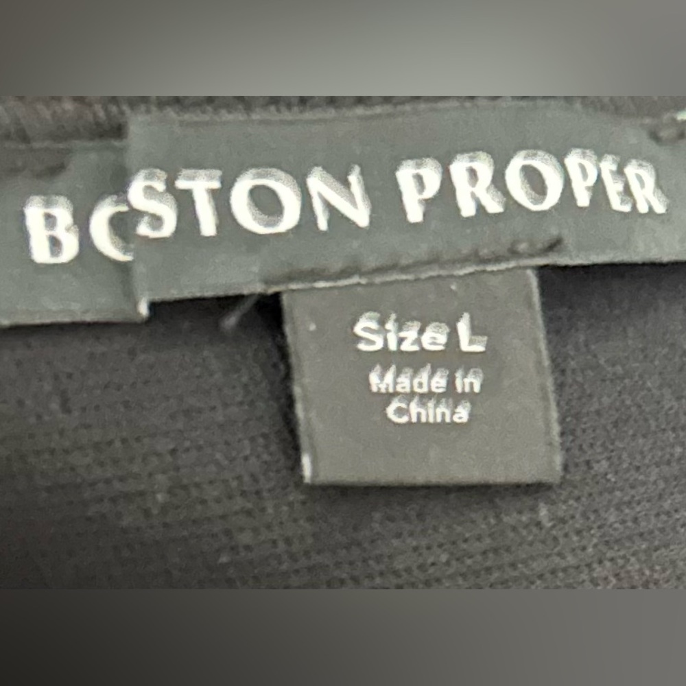 Boston Proper Dolman Sleeve Blouson Top Sz L - Picture 2 of 4